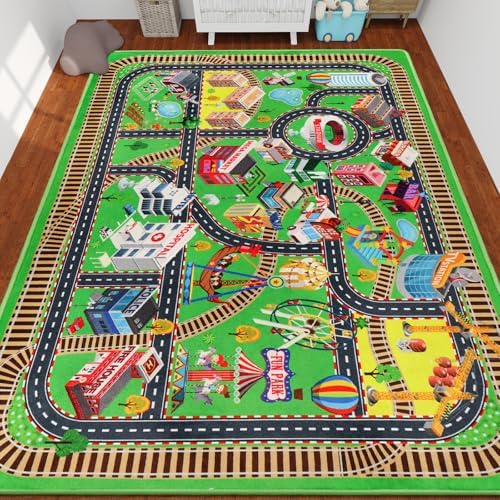 Child's Cityscape Floor Play Area