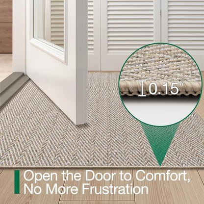 Slim Herringbone Welcome Pad